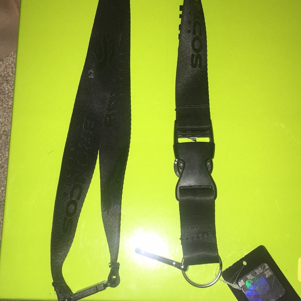 Denver Broncos- Football, game day. - NFL official Broncos Lanyard